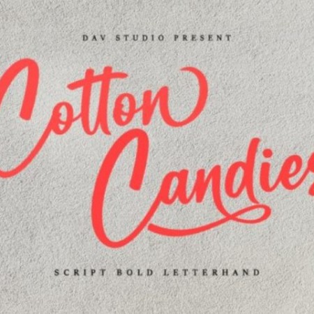 cotton candies font