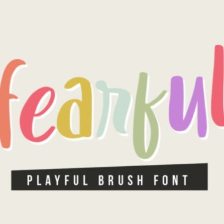 Fearful font