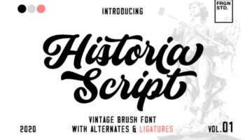 Historia Script Font