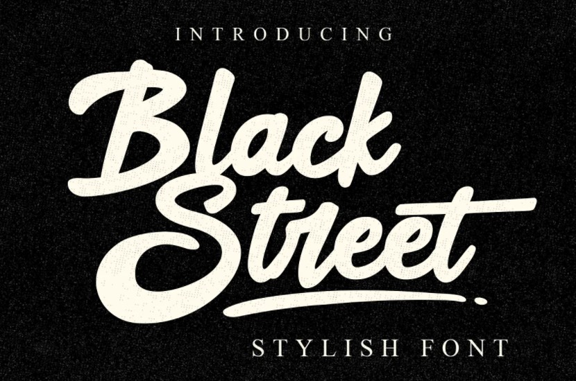 Black Street Font