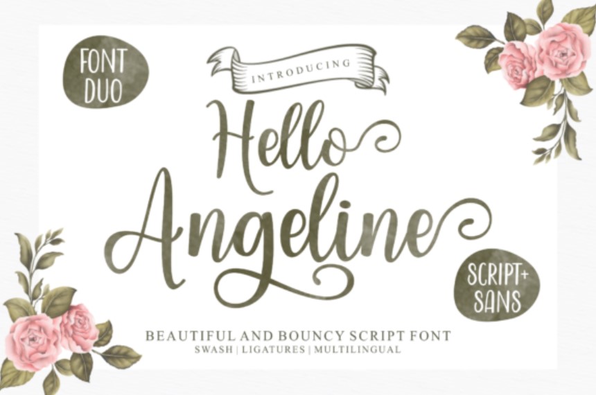 Hello Angeline Font