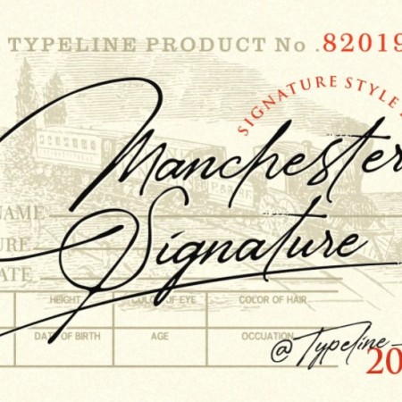 Manchester Signature Font