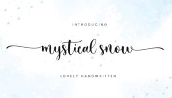 Mystical Snow Font