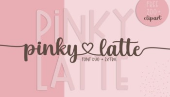 Pinky Latte Font