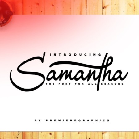 Samantha Calligraphy Font
