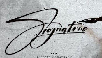 Signatrue Font