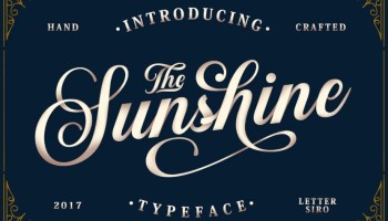 Sunshine & Vintage Font
