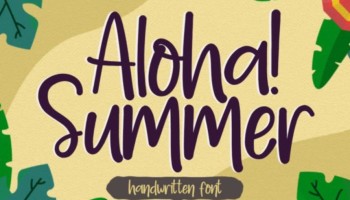 Aloha Summer Font