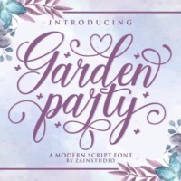 Garden Party Font