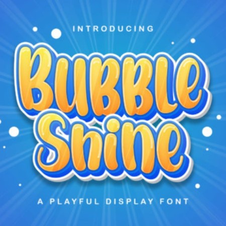 Bubble Shine Font