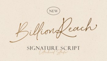 Billion Reach Font