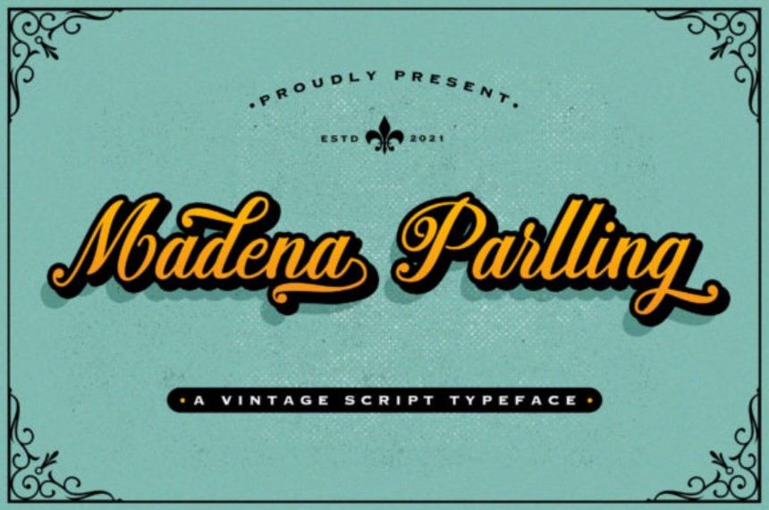 Madena Parlling Font
