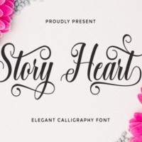 Story Heart Font