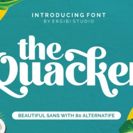 The Quacker Font